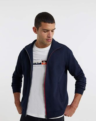 Tommy Hilfiger Zip Sweat - Navy