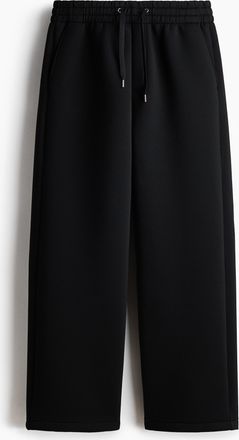 H&M Scuba-Joggpants in Relaxed Fit - Schwarz