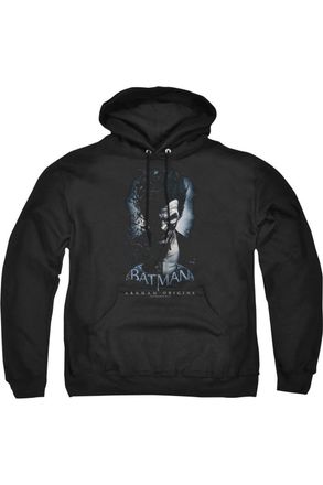 Gildan Batman Arkham Origins Joker Adult Pull Over Hoodie / Hooded Sweatshirt