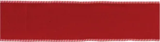 Melrose International Wool Holiday Ribbon 4 x 5 Yds. - Red