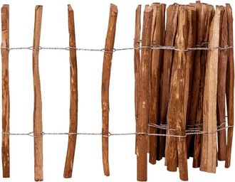 vidaXL Valla De Estacas Madera De Avellano 60x500 Cm Vidaxl