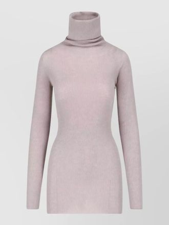 Rick Owens ribbed turtleneck top long sleeve style