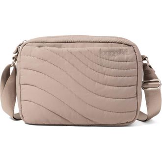 Baggallini Set Wave Crossbody Bag in Moonrock Wave Puff at Nordstrom