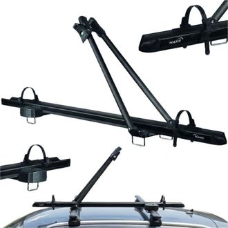 OEM Portabicicletas De Techo Hakr Speed Alu Aluminio Negro + Cerradura