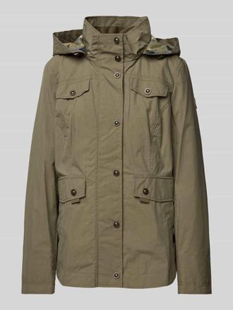 Gil Bret Jacke mit Kapuze in Oliv, Gr&ouml;&szlig;e 44