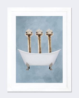 iCanvas Icanvas Ostriches In Bathtub By Coco De Paris