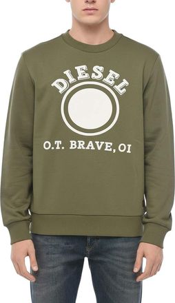 Diesel Green Crew Neck Sweatshirt