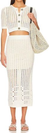 525 america Christina Skirt In Chalk