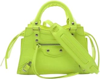 Balenciaga Pre-owned Vintage Handbag - Dames - Vintage Handtas - Groen - ONE Size - Leer - Vintage