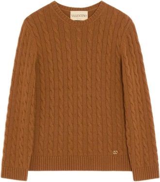 Valentino Truien & Vesten, Dames, Bruin, S, Kasjmier, Kabeltrui