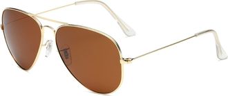 Generic Mens Polarized Driving Sunglasses Outdoor Driving UV400 Commuter Sun Glasses(Brown)