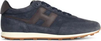 Hogan Athletic Blue Suede Sneakers