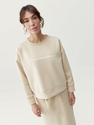 Born Living Yoga Sweatshirts Maia Beige