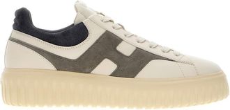 Hogan H-Stripes Sneakers - Heren - Sneakers - Veelkleurig - 43 EU - Leer - Schoenen