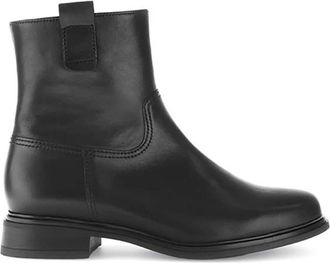 Gabor 271.01.191 Enkellaarzen - Dames - Enkellaarsjes - Zwart - 39 EU - Leer - Schoenen