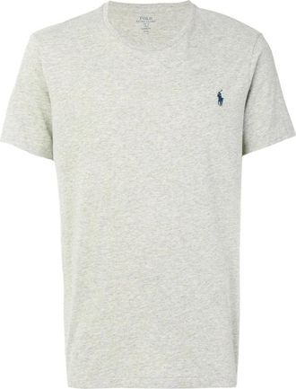Polo Ralph Lauren Custom Fit T-shirt - Heren - T-shirts - Grijs - M - Katoen - Tops