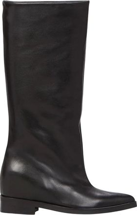 Ovye By Cristina Lucchi Stivale alto in pelle - - Shoes - Donna - Nero - 37 EU