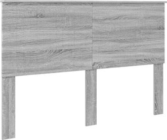 vidaXL Cabecero Con Cabecera Gris Sonoma 150 Cm Madera Contrachapada Vidaxl