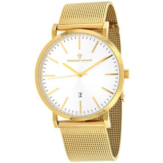 Christian Van Sant Mens Silver dial Watch