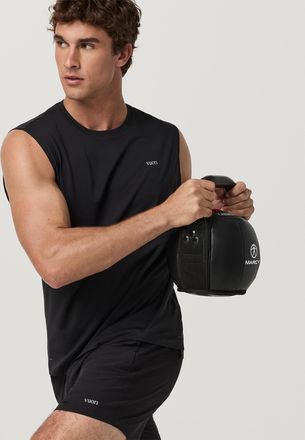 Vuori Clothing Sleeveless Strato Breathe Tank Top | Hemlock/Black | Medium