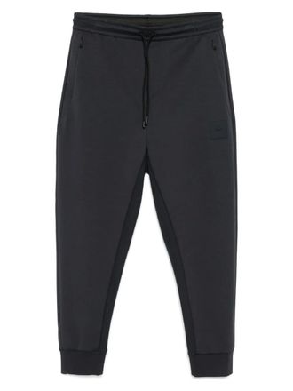 BOSS logo-patch track pants - Blue
