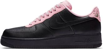 Nike Air Force 1 07 LV8 Black Pink Quilted Heel CJ1629-001