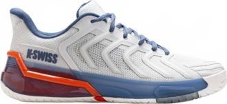 K-Swiss Mens Ultrashot 4 Tennis Shoe In Lucent White/infinity/scarlet Ibis