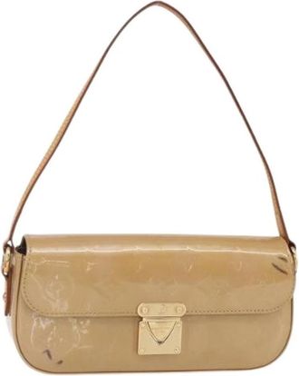 Louis Vuitton Pre-owned Vintage Schoudertas - Dames - Vintage Schoudertas - Beige - ONE Size - Leer - Vintage