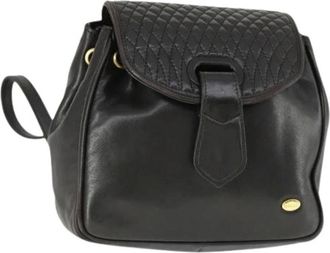 Bally Pre-owned Backpacks, female, Brown, Size: ONE SIZE Pre-owned Leather Backpack