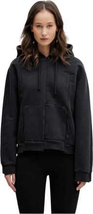 VETEMENTS Drawstring Hoodie - Dames - Hoodies - Zwart - M - Katoen - Hoodies & sweatvesten