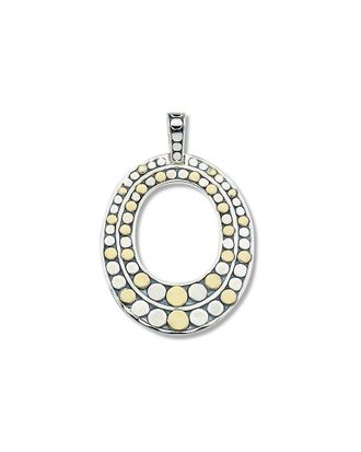 Samuel B. 18K & Silver Oval Pendant