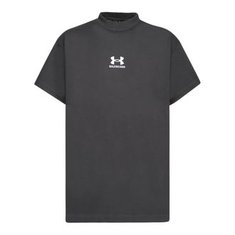 Balenciaga T-Shirts, male, Black, Size: M Black T-Shirt for Men Stylish