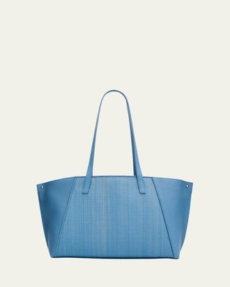 Akris Ai Horsehair & Leather Tote Bag