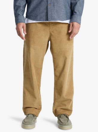 Quiksilver Cordhose QUIKSILVER TAXER REGULAR CORD PANT, Herren, Gr. XL, N-Gr, elmwood, Obermaterial: 100% Baumwolle, Hosen Cordhose, sportlicher Stil, f&uuml;r Freize