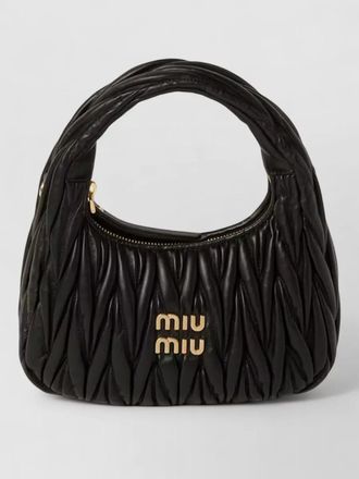 Miu Miu retro hobo clutch bag detachable strap