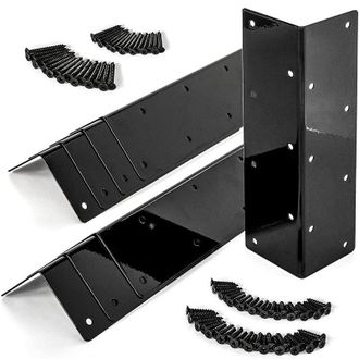 OEM Juego De 8 Escuadras De Madera Para Jardineras Elevadas (30-60 Cm), Macetas Y Contenedores De Flores/verduras. Dimensiones: 11 X 3 X 3 Cm. Escuadras D