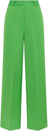 Maliparmi pantaloni poliestere - Dames - Wijde Broeken - Groen - M - Broeken