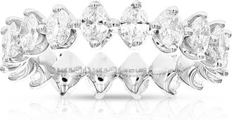 Vir Jewels 1.75 cttw Oval Lab Grown Diamond Eternity Ring Wedding Band in 14K White Gold For Women