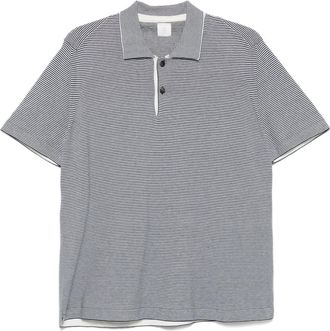 Eleventy Polo a righe - Blu