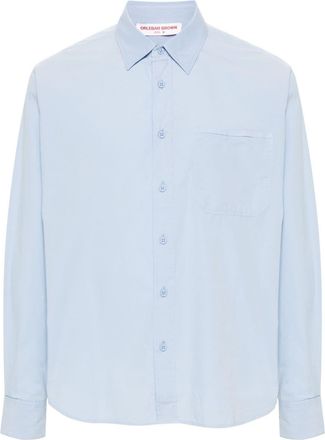 Orlebar Brown Grasmoor Gd cotton shirt - men - Cotton - S - Blue