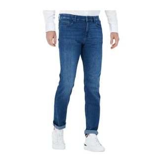 HUGO BOSS Jeans, Heren, Blauw, W38 L32, Katoen, Delaware Slim Fit Jeans
