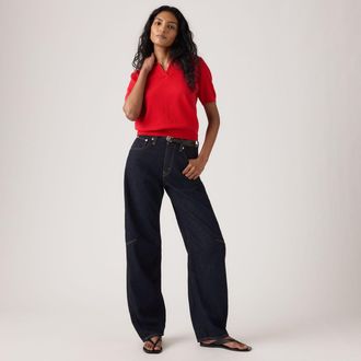 Levi's Cinch Barrel Lightweight Jeans - Womens - 23X29 - Dark Wash / Public Persona