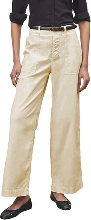Nili Lotan Leon Boy Pant In Sand Stone