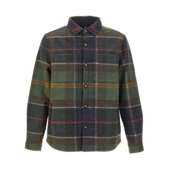 Barbour Woodlane Overshirt - Heren - Overhemden - Veelkleurig - Maat: S Wol