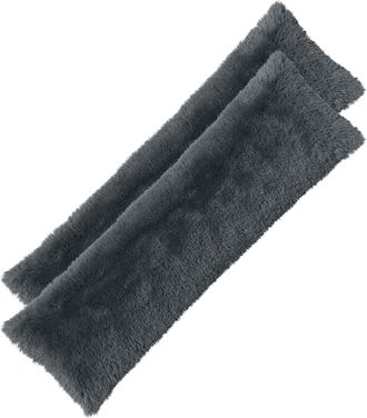vidaXL Funda De Almohada 2 Pcs Heerlen Gris Antracita 40 X 145 Cm Vidaxl