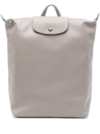 Longchamp medium Le Pliage Xtra backpack - women - Calf Leather - One Size - Grey