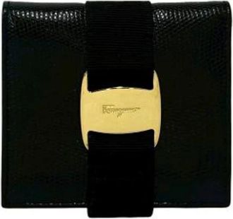 Ferragamo Pre-owned Wallet (bi-fold) - Dames - Vintage Accessoires - Zwart - ONE Size - Leer - Vintage