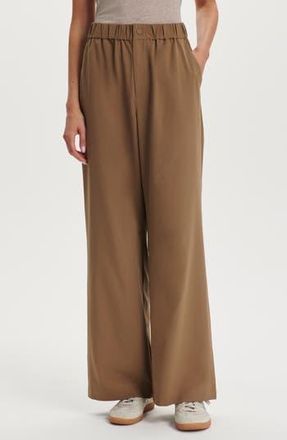 Varley Kayson 2.0 Wide Leg Pants in Taupe Stone at Nordstrom Rack, Size X-Large