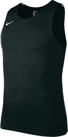 Nike Slanke heren-tanktop met ronde hals (Zwart)