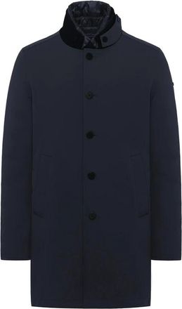 Duno Palladium Jas - Heren - Mantel - Blauw - 2XL - Wol - Jassen